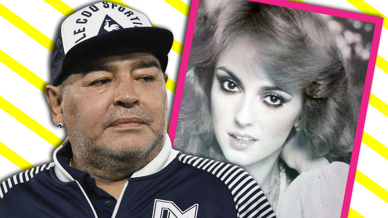 Merle Uribe romance con Maradona