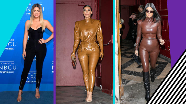 Jumpsuits de piel vegana, como los que usan las Kardashian, dónde comprar