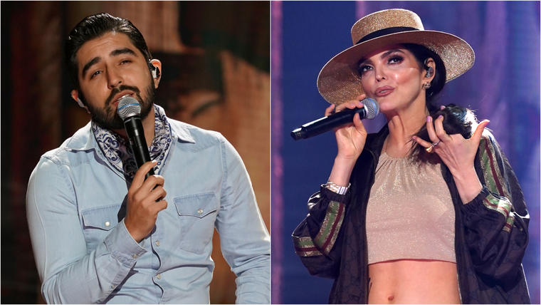 Joss Favela y Ana Bárbara en los ensayos de los Latin American Music Awards 2021