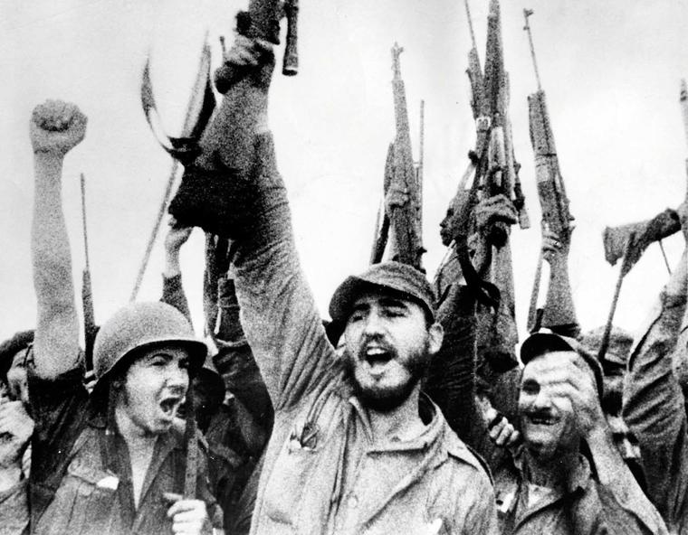 El líder de la revolución cubana, Fidel Alejandro Castro Ruz, en 1959