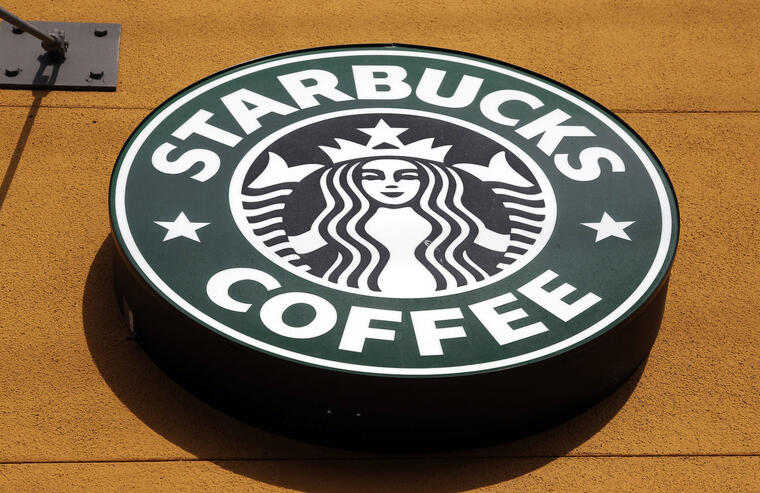 El logo de Starbucks Coffe.