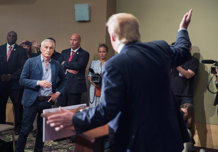 Confrontación entre Donald Trump y Jorge Ramos