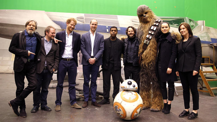 Guillemo y Enrique visitan el plató de "Star Wars"