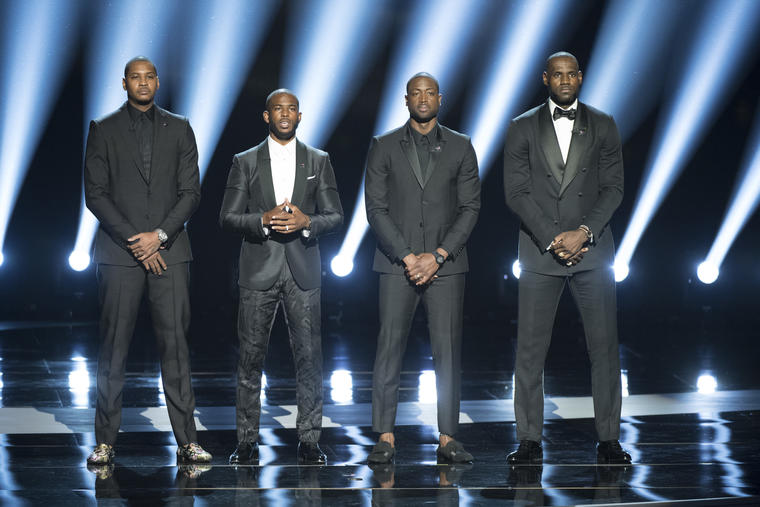 ABC's Coverage of The 2016 ESPYS: LeBron James, Carmelo Anthony, Chris Paul y Dwyane Wade