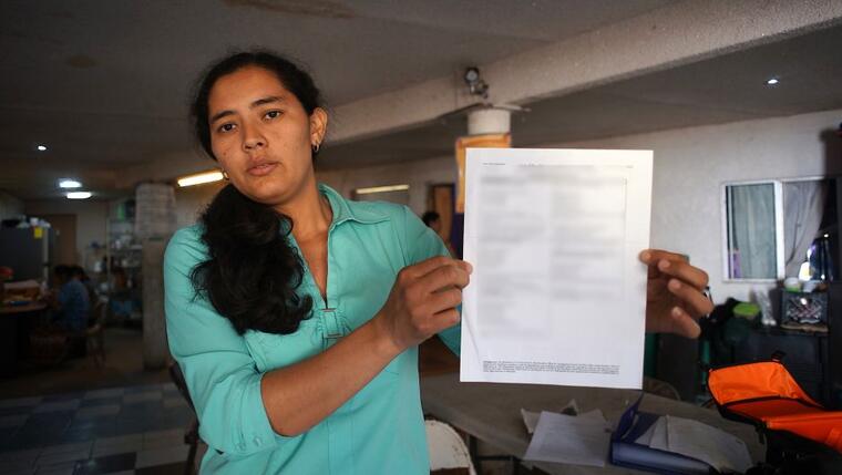 Tania Romero teme ser deportada desde México.
