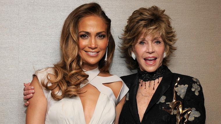 Jennifer Lopez y Jane Fonda 2011