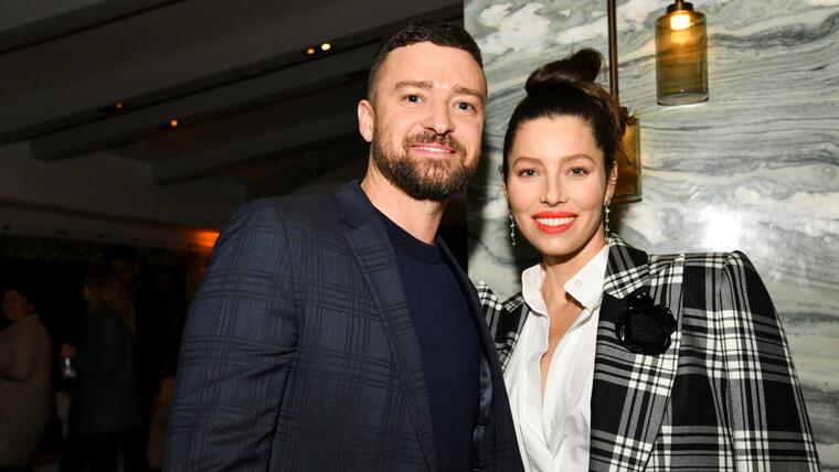 Justin Timberlake y Jessica Biel en la premiere de "The Sinner", febrero 2020
