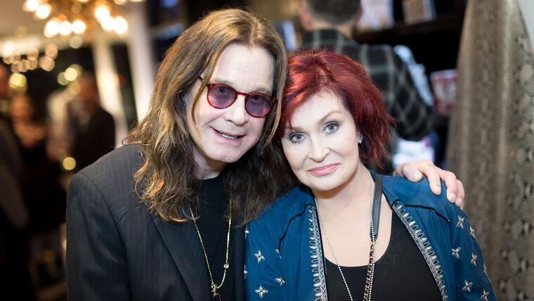 Ozzy y Sharon Osbourne en los Ángeles 