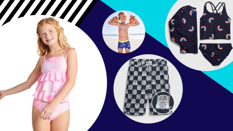 Nuestras propuestas de trajes de baño para niños y niñas que usarán este verano - Apuesta por los diseños coloridos y más divertidos que tus hijos adorarán llevar para darse un chapuzón durante estas vacaciones de verano.