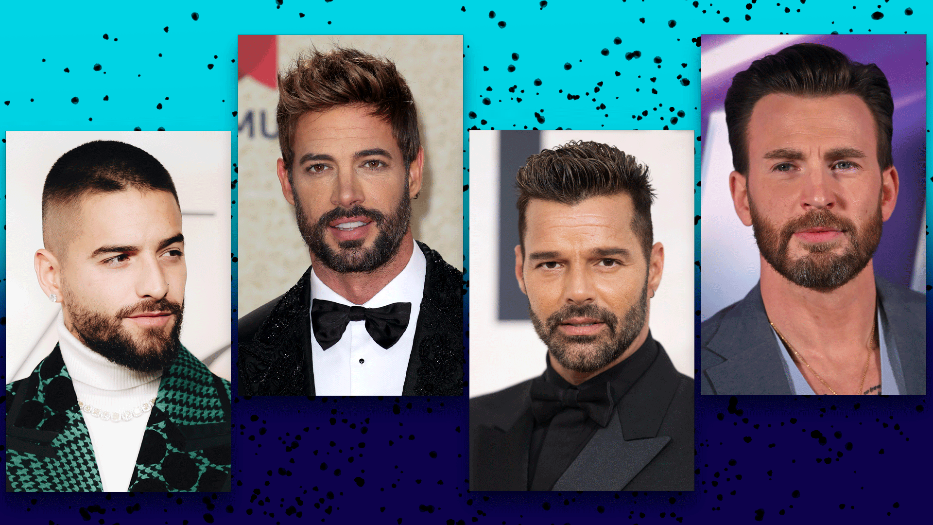 Lleva una barba prolija durante el otoño como estos famosos - Dale un toque más elegante a tu vello facial como lo hacen Maluma, Ricky Martin, William Levy y Chris Evans con estos productos especiales.