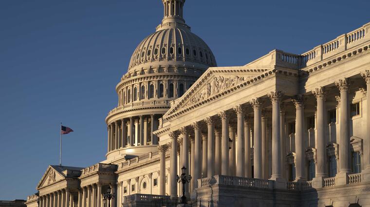 Una imagen del Capitolio en Washington D.C. el 25 de febrero de 2019