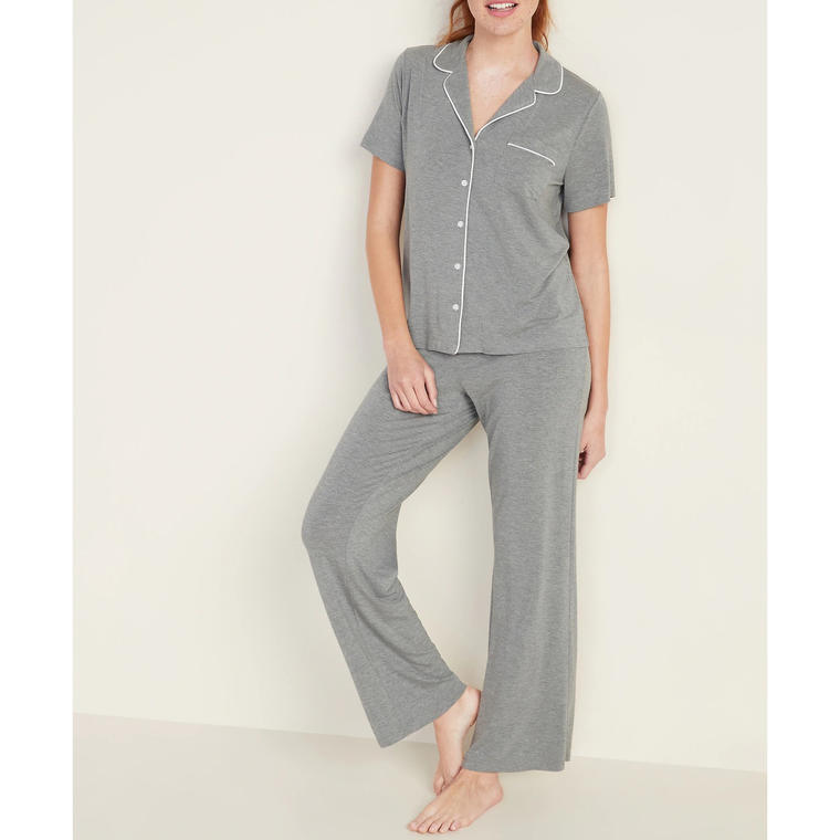 Jersey Pajama Set for Women - Old Navy