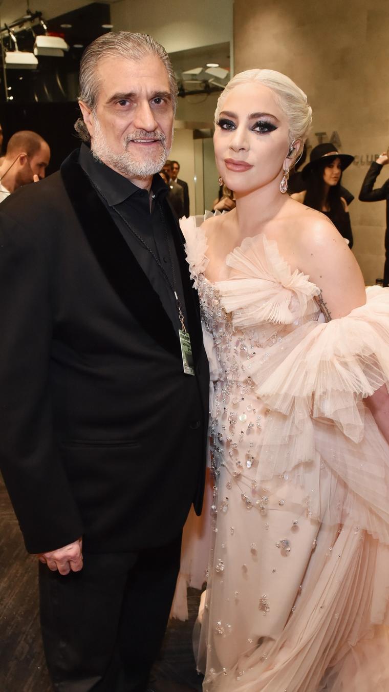 Lady Gaga y su papá