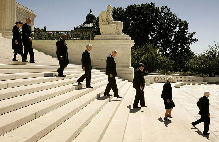 Funeral del expresidente de la Corte Suprema William Rehnquist.