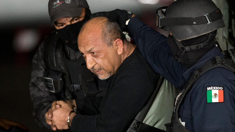 Servando "La Tuta" Gómez capturado en febrero de 2015
