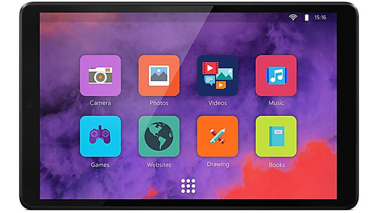 Lenovo Tab M8 HD (2nd Gen) ZA5G - Tablet - Android 9.0 (Pie) - 16 GB eMMC - 8" IPS (1280 x 800) - microSD slot - iron gray - Office Depot