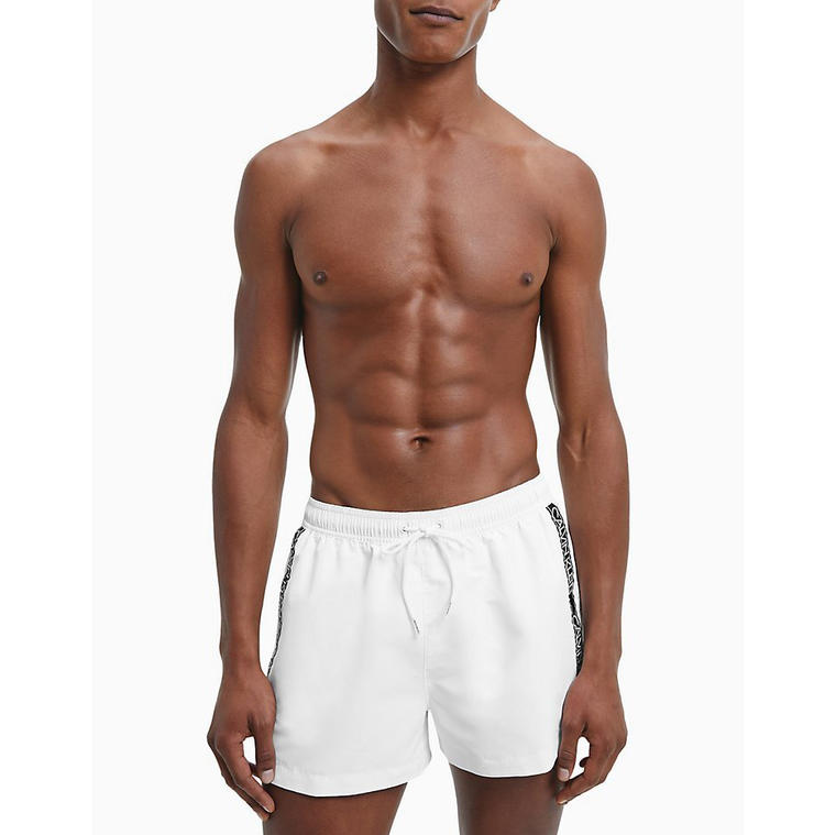 Logo Tape Short Length Swim Shorts - Calvin Klein