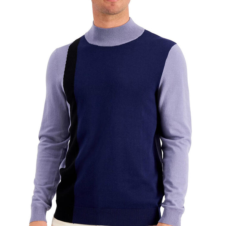 Men's Colorblocked Turtleneck Sweater - Macy’s