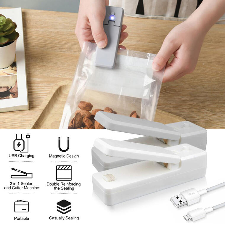Mini Bag Sealer 2 in 1 USB Chargeable - Walmart