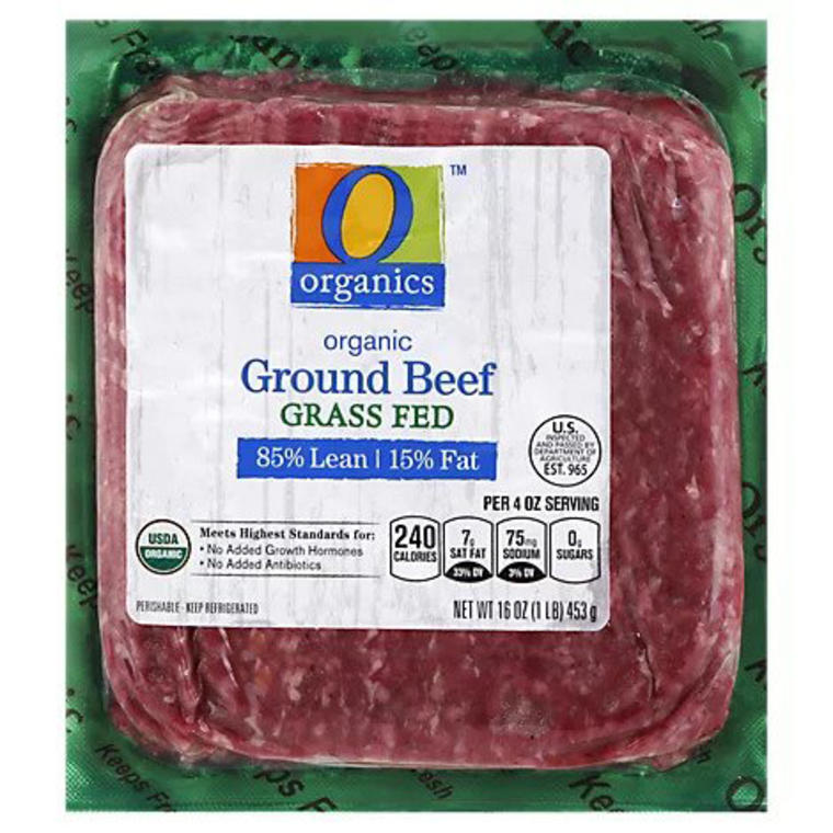 O Organics Organic Ground Beef 85% Lean 15% Fat - 16 Oz. - Safeway