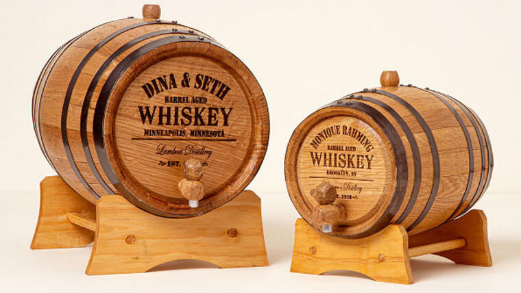 Personalized Whiskey Barrel - Uncommon Goods