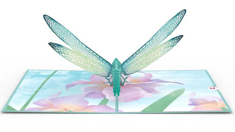Pop Up Mothers Day Card Dragonfly - Walmart