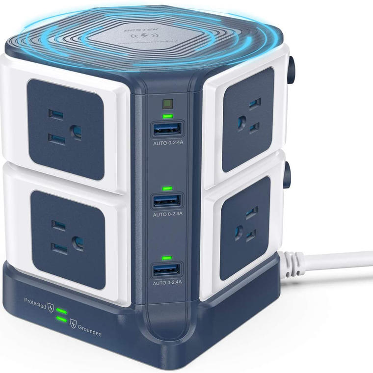 Power Strip with Wireless Charger - Walmart