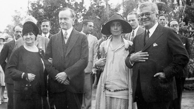 presidente Calvin Coolidge en Cuba