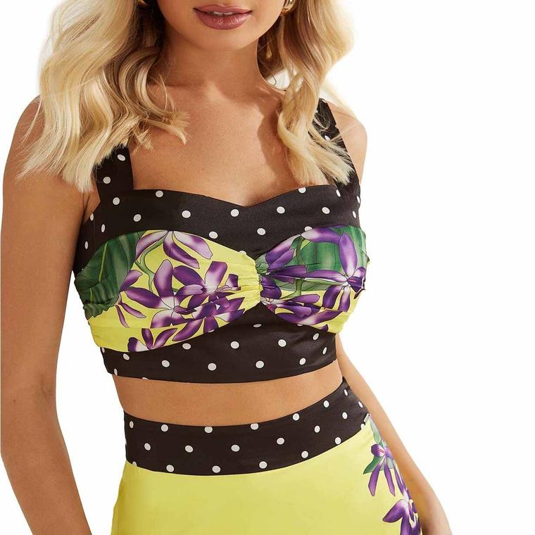 Printed Cropped Top - Macy’s