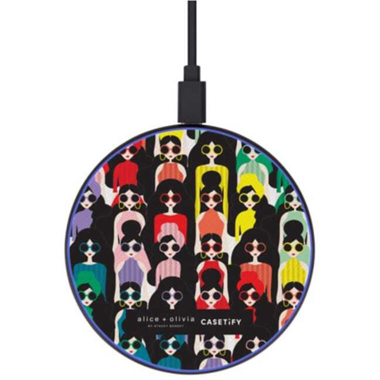 Rainbow Stace Wireless Charging Pad by Alice + Olivia - Casetify