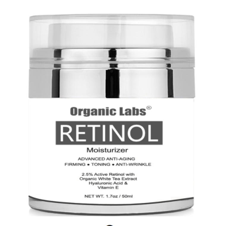 Retinol Moisturizer Skincare Daily Cream For Anti Aging With Hyaluronic Acid, Vitamin E and B5, Organic White Tea, Shea Butter, Jojoba, Gotu Kola
