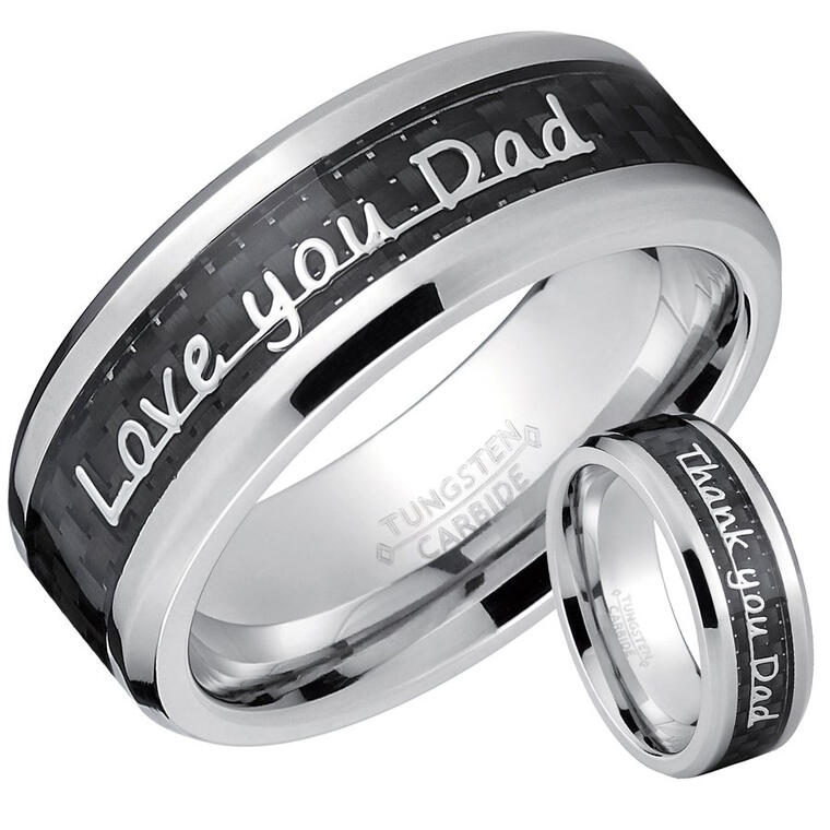 Ring Band Love you Thank you Dad Father's Day - Walmart