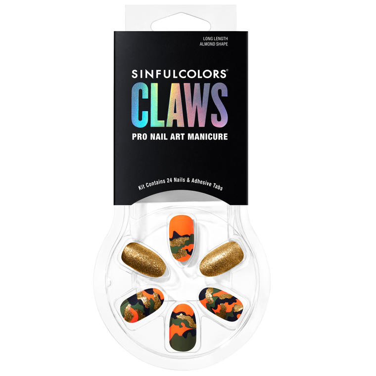 Sinful Colors 2D Claws Press On Nails, Femme Fighter - Walmart