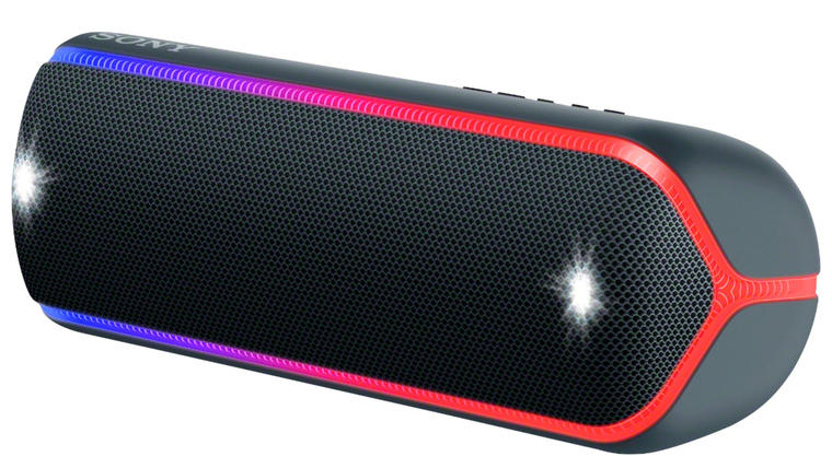 Sony - SRS-XB32 Portable Bluetooth Speaker - Black