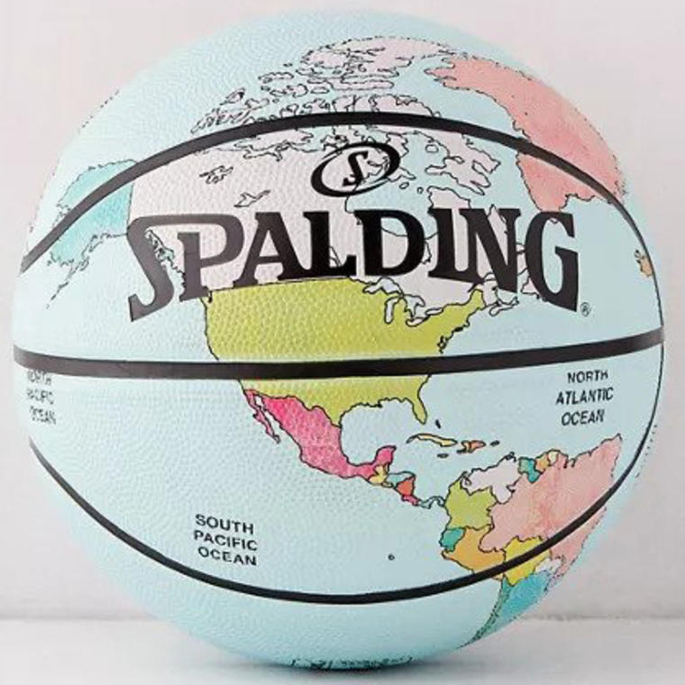 Spalding UO Exclusive Globe Basketball - Urban Outfitters