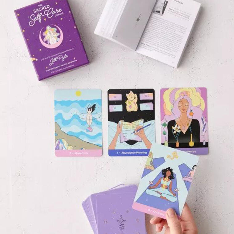 The Sacred Self-Care Oracle: A 55-Card Deck and Guidebook By Jill Pyle - Urban Outfitters