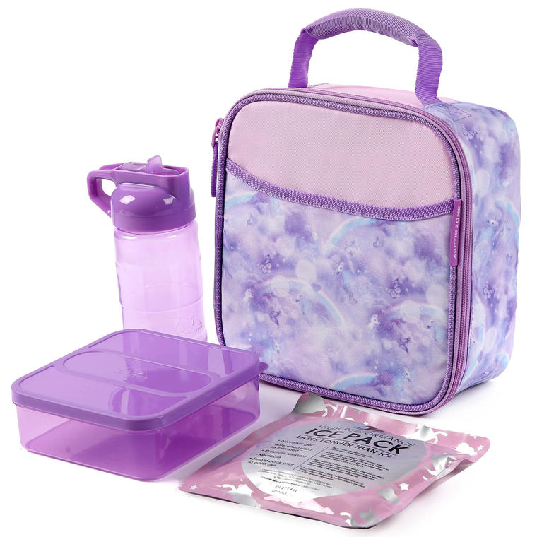 Lunch Box with Accessories and Microban Protected Lining - Walmart