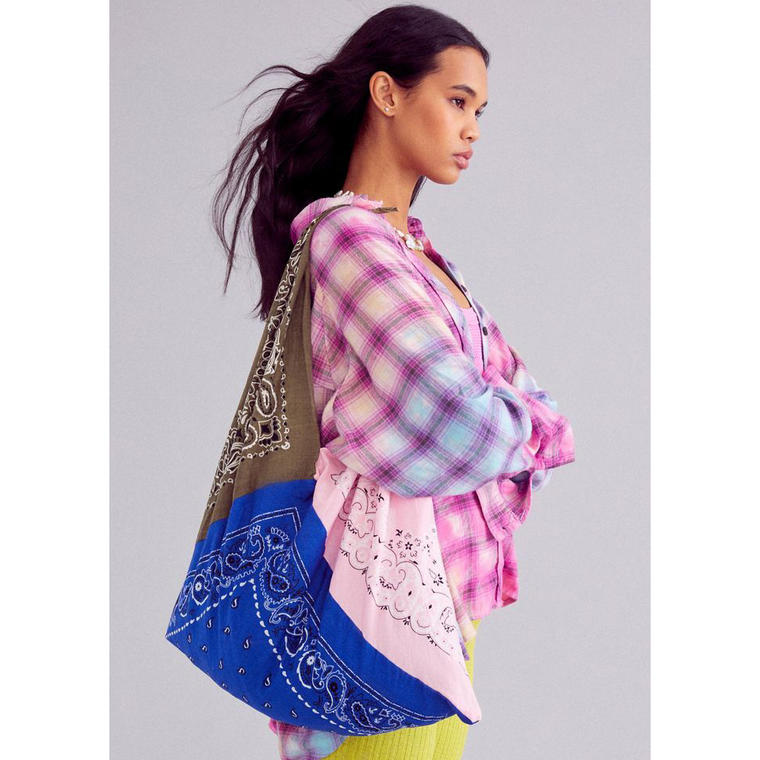 Urban Renewal Recycled Pieced Bandana Bag -  Urban Outfitters