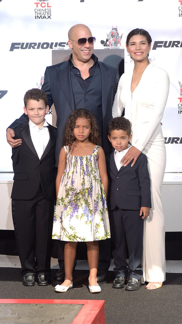 Vin Diesel Immortalized With Hand And Footprint Ceremony