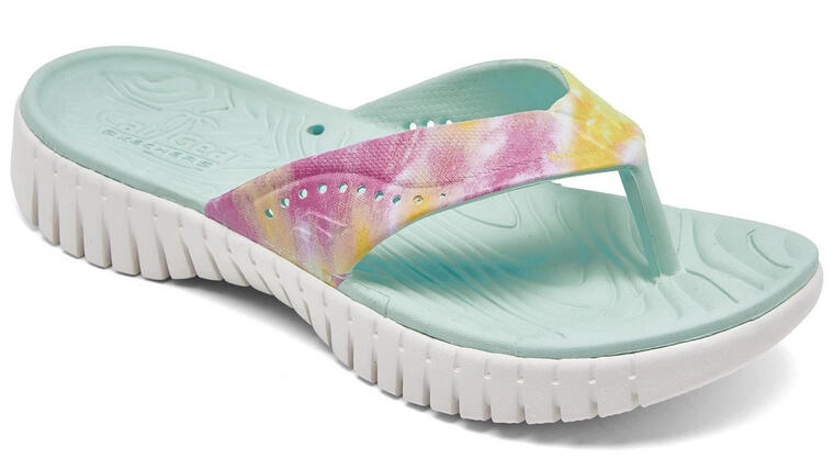 Women's Foamies GOwalk Smart - Chillaxin Flip Flop Thong Sandals from Finish Line - Macy’s