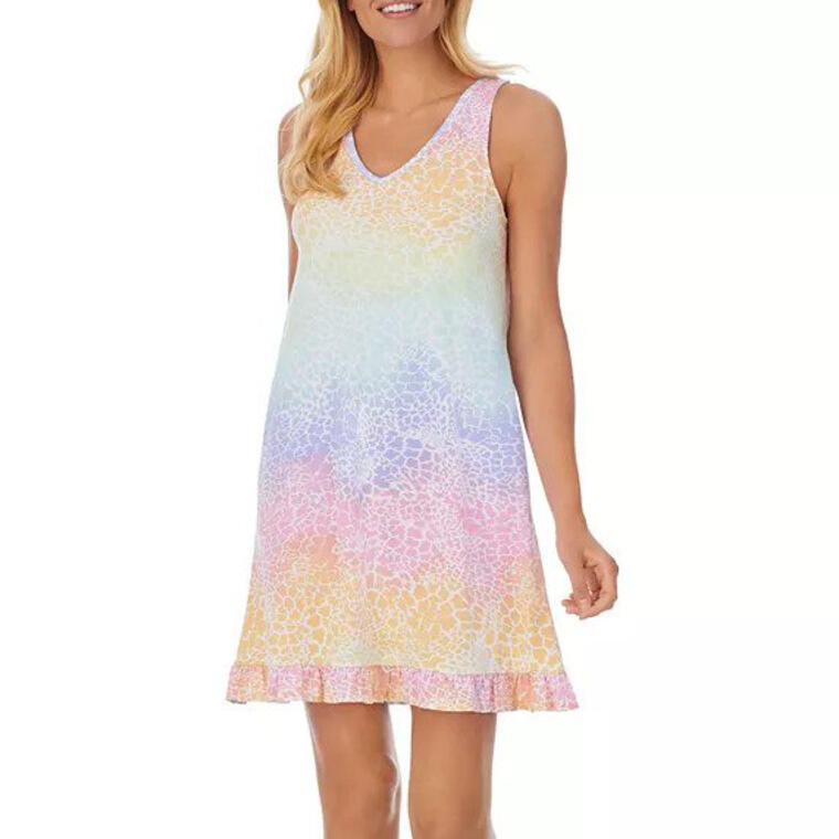 Women's Printed Sleeveless Short Nightgown - Macy’s