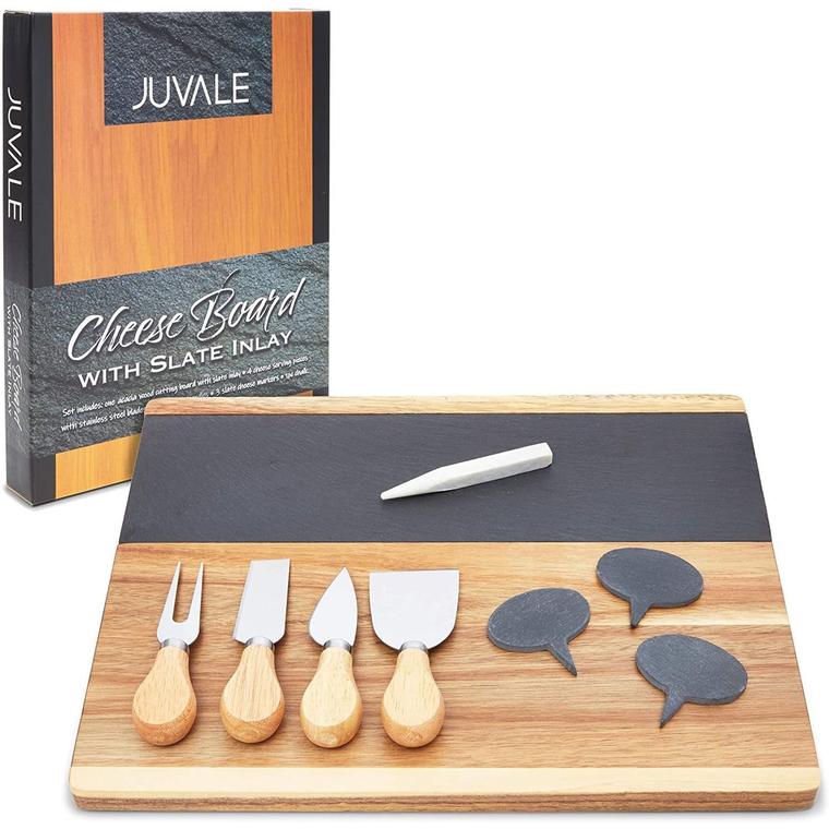 Wooden Cheese Cutting Board & Cutlery Set - Walmart