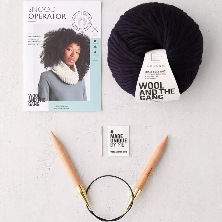 Wool And The Gang Snood Operator Knitting Kit - Urban Outfitters