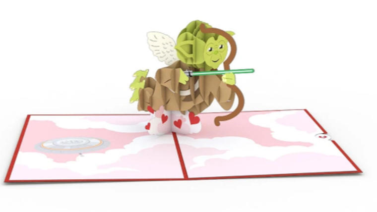Yoda™ Cupid 3D card