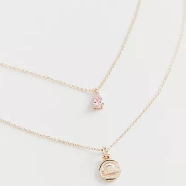 Zodiac Charm Layering Necklace Set - Urban Outfitters