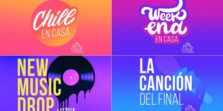 Playlists de 'En Casa con Telemundo' y 'Latinx Now!' en Apple Music