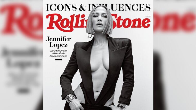 Jennifer López aparece con sexy foto en la portada de la revista Rolling  Stone