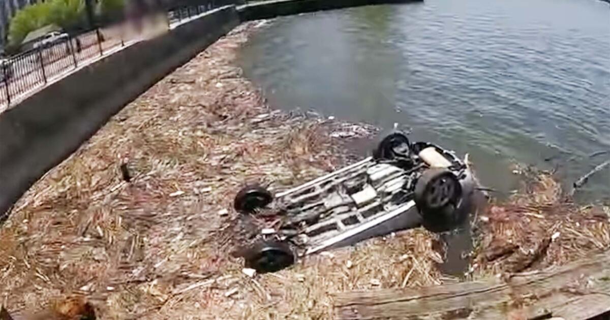Wideo: Bohaterskie uratowanie kobiety, której samochód wpadł do rzeki w New Jersey