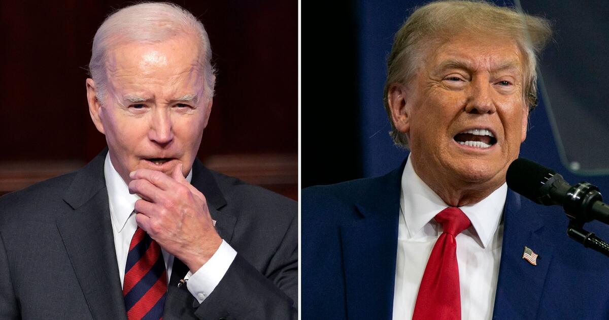 Donald Trump and Joe Biden present their positions on the health service one year before the elections