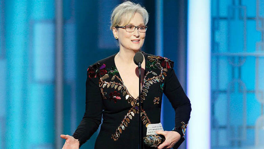 Meryl Streep en los Golden Globes 2017